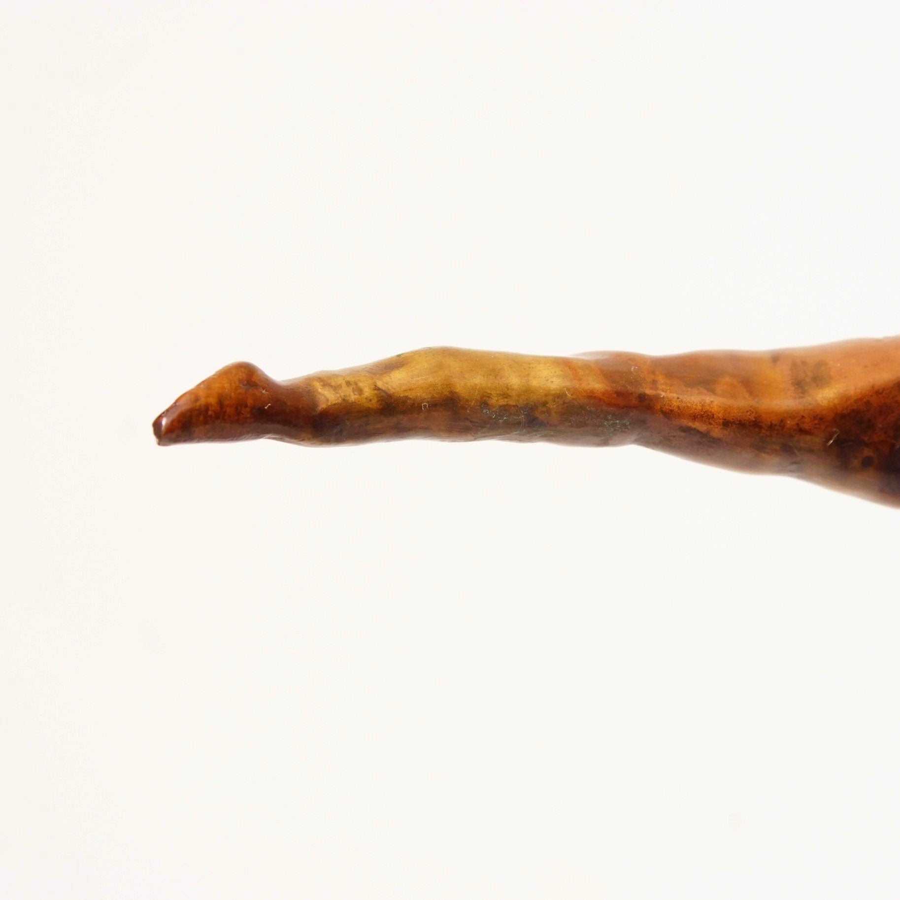 Vintage Abstract Modernist Bronze Nude Figural State/Candle Holder,