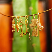 Vintage 14K Solid Yellow Gold Charms/Pendants, Assortment Of Cute Gold Charms, Animal Shapes & Objets, 585 Charm Bracelet Accessories