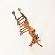 Vintage Abstract Modernist Bronze Nude Figural State/Candle Holder,
