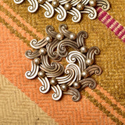 Vintage MARGOT DE TAXCO Sterling Siver Necklace & Bracelet Set, Chunky Bohemian Necklace W/ Matching Bracelet, Articulated 925 Necklace