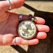 Antique South Bend STUDEBAKER 14K WG Filled Pocket Watch W/ Chain, Railroad Grade, 21 Jewel Movement, Decorative Etched Case, Working