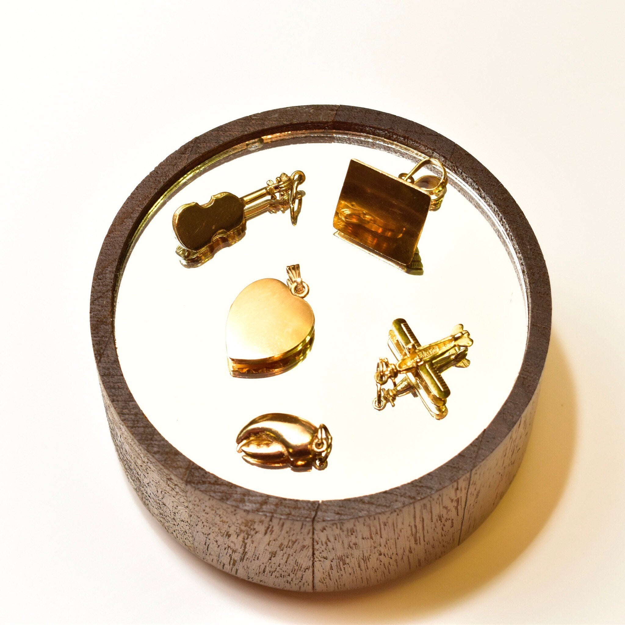 Vintage 14K Yellow Gold Charms, Assortment Of Cute Gold Earrings/Necklace/Bracelet Charms, Eclectic Gold Charms, 585 Accessories