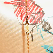 Vintage 18KT Gold Puffed Gemstone Heart Pendant W/ 10K Gold Necklace, Pinky Ruby & Blue Sapphire, Dainty Cable Chain, 18 1/4" L