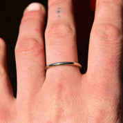 Vintage Minimalist 18K White Gold Wedding Band, Subtle Engraved Accents, 2mm Thick, Stacking Ring, Unisex Jewelry, Size 9 1/2 US