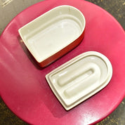 Vintage Westinghouse Hall China Orange Ceramic Refrigeratorware, Lidded Leftovers Dish, Collectible Decorative Kitchenware, Mod, 7" L