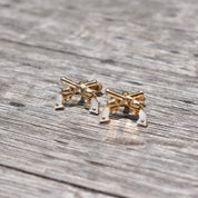 Vintage 1950's Swank Gold Plated Dueling Pistol Cufflinks, Mother Of Pearl Shell Handles, Old Western Cowboy Revolver Cufflinks, 21mm