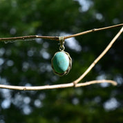 Vintage Mexican Sterling Silver Turquoise Cabochon Pendant, Ornate Silver Rope Detailing, Natural Blue Turquoise Stone, TAXCO Jewelry, 39mm