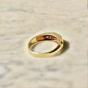 14K Channel Set Diamond Wedding Ring