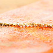 Solid 14K Mariner Chain In Yellow Gold, 3.2 mm Gucci Style Link Chain Necklace, Estate Jewelry, 18 1/2" L