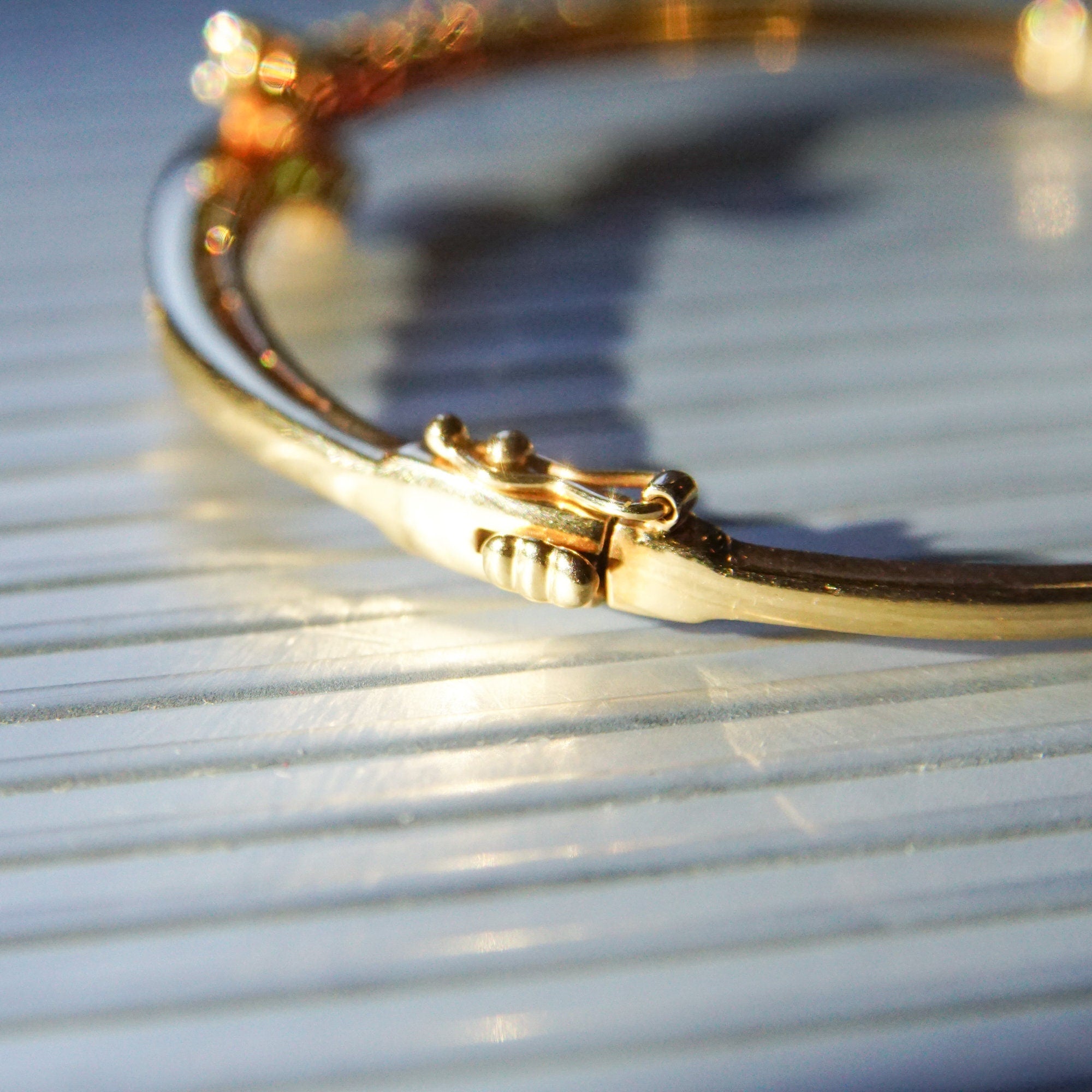 Natural Emerald Diamond Bypass Bangle Bracelet In 14K Gold