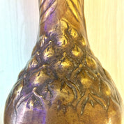 Antique Vase, Brass Vase, Copper Vase, Asian Antique, Etched Brass, Vintage Home Decor, Decorative Vase, Antique Home Decor, Centerpiece