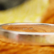 Vintage ZINA 925 Sterling Silver Hinged Cuff Bangle, Swirl Embellishments, Oxidized Engravings, Chunky Bangle, Modernist/Bohemian, 6 1/2" L