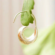 Vintage Modernist Sterling Silver Spiral Earrings, Faux Gauge Earrings, Threaded Silver Swirl Hoops, Minimalist Dangle Earrings, 1 1/4" L