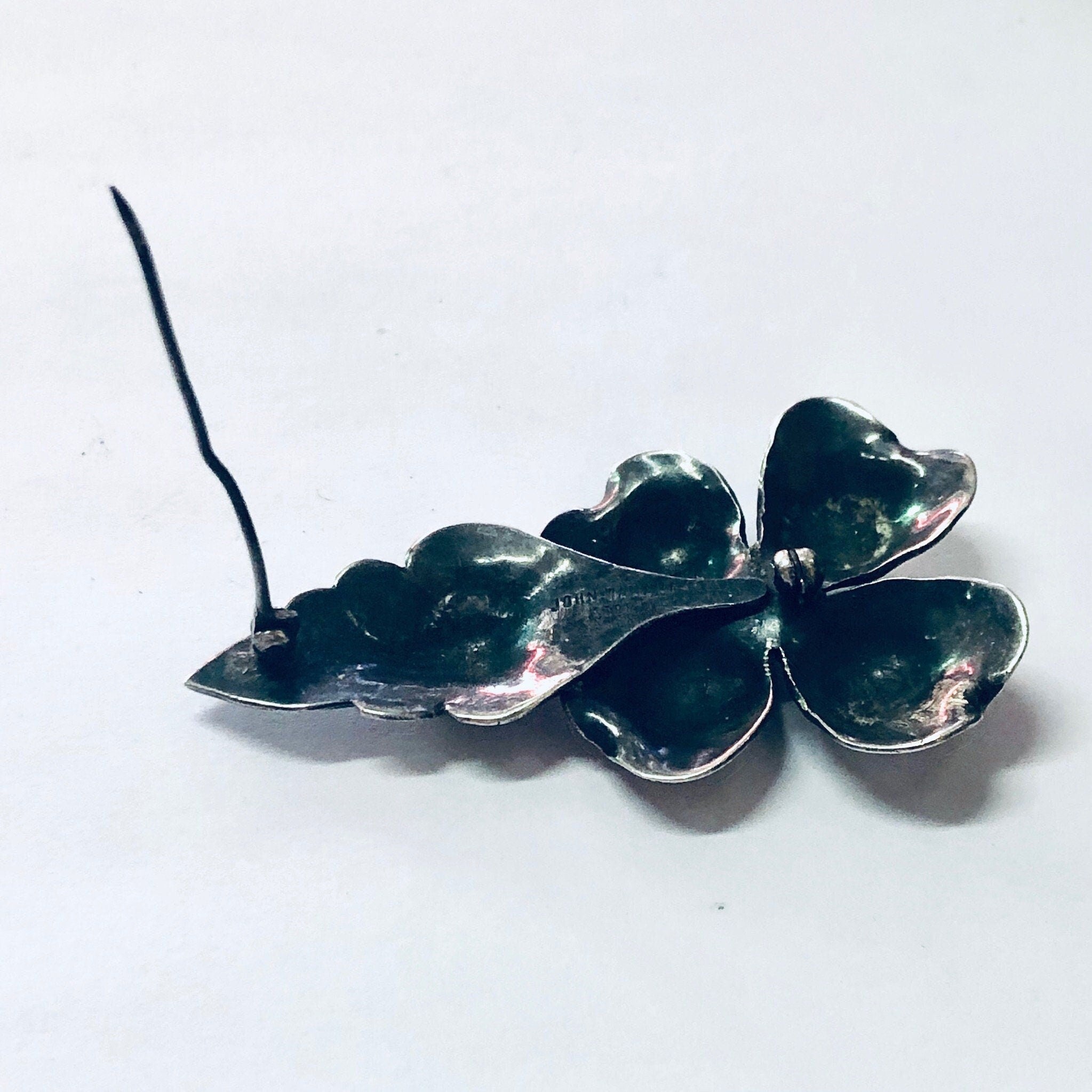 Vintage Brooch, John Wanamaker Pin, John Wanamaker Jewelry, Vintage Jewelry, Silver Brooch, Flower Pin, Flower Jewelry, Unique Pin, 925 Pin
