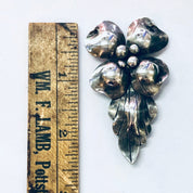 Vintage Brooch, John Wanamaker Pin, John Wanamaker Jewelry, Vintage Jewelry, Silver Brooch, Flower Pin, Flower Jewelry, Unique Pin, 925 Pin