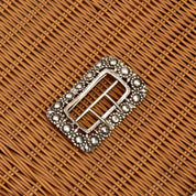 Antique English Sterling Silver Nurses Belt Buckle, Large Solid Silver Baroque Flower Belt Buckle, Art Nouveau, 3 1/2" H - Good's Vintage