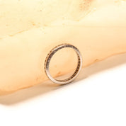 1930's Art Deco Platinum Diamond Wedding Band