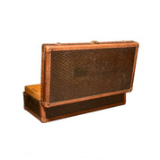 Antique Original Goyard Wanamaker Hard Suitcase Monogram Trunk w/ Original Tray, Shipping Included