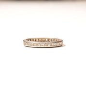 1930's Art Deco Platinum Diamond Wedding Band