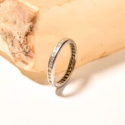 1930's Art Deco Platinum Diamond Wedding Band