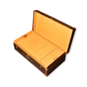 Antique Original Goyard Wanamaker Hard Suitcase Monogram Trunk w/ Original Tray, Shipping Included