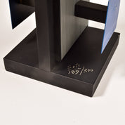 Original Signed Jess Rafael Soto 'Caroni' Limited Edition Op Art Sculpture, Wood & Aluminum, 19.5" H
