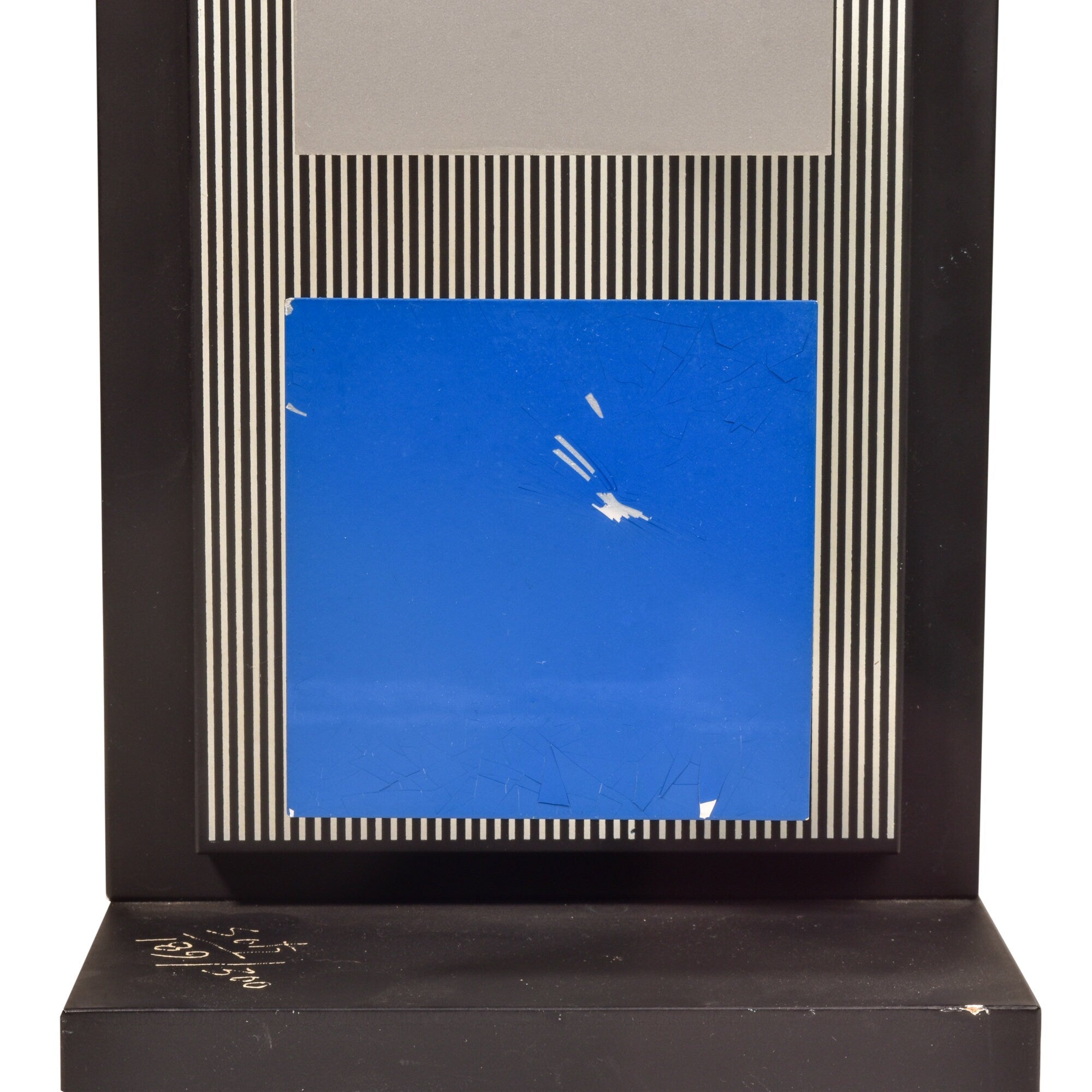 Original Signed Jess Rafael Soto 'Caroni' Limited Edition Op Art Sculpture, Wood & Aluminum, 19.5" H