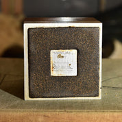 MCM Varaflame "Tivoli" Table Lighter by Ronson, Cube-Shaped Brazilian Rosewood & Brushed Aluminum Desktop Lighter
