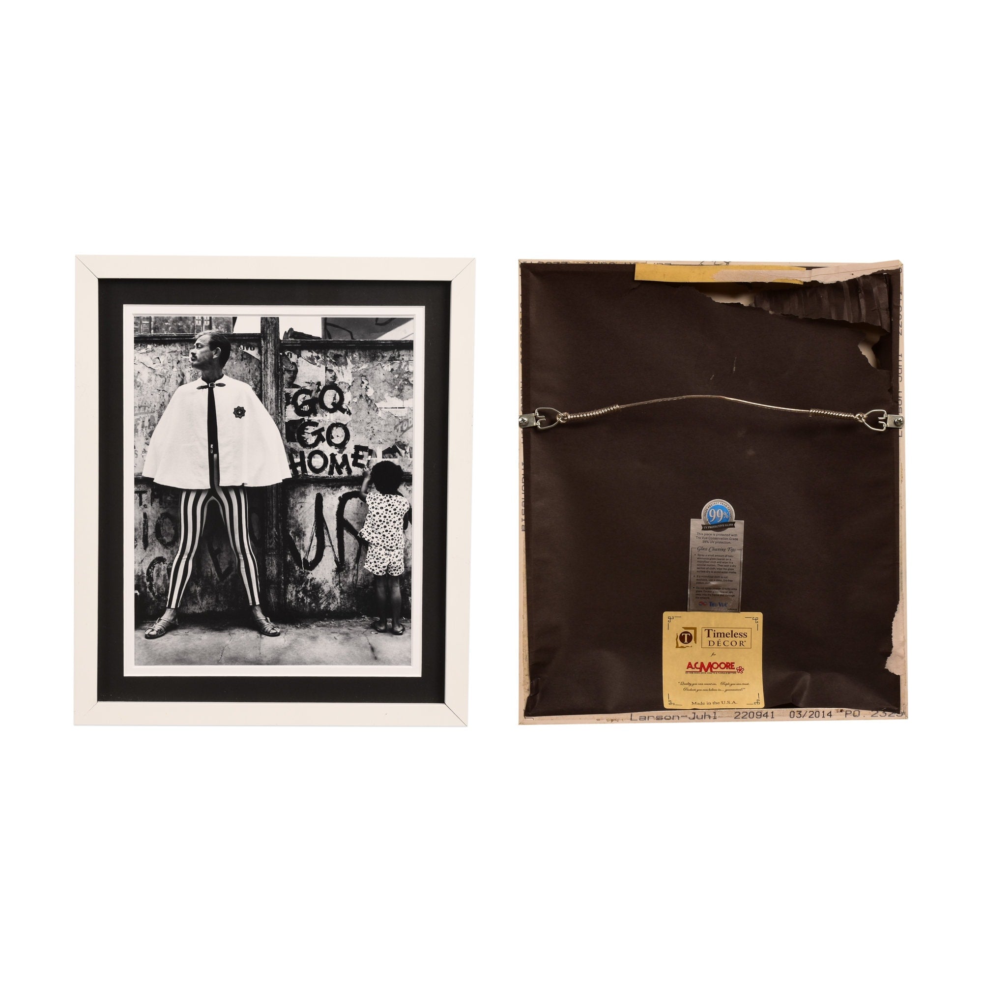 Framed Vogue Magazine Prints B&W, Vintage Wall Art
