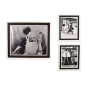 Framed Vogue Magazine Prints B&W, Vintage Wall Art