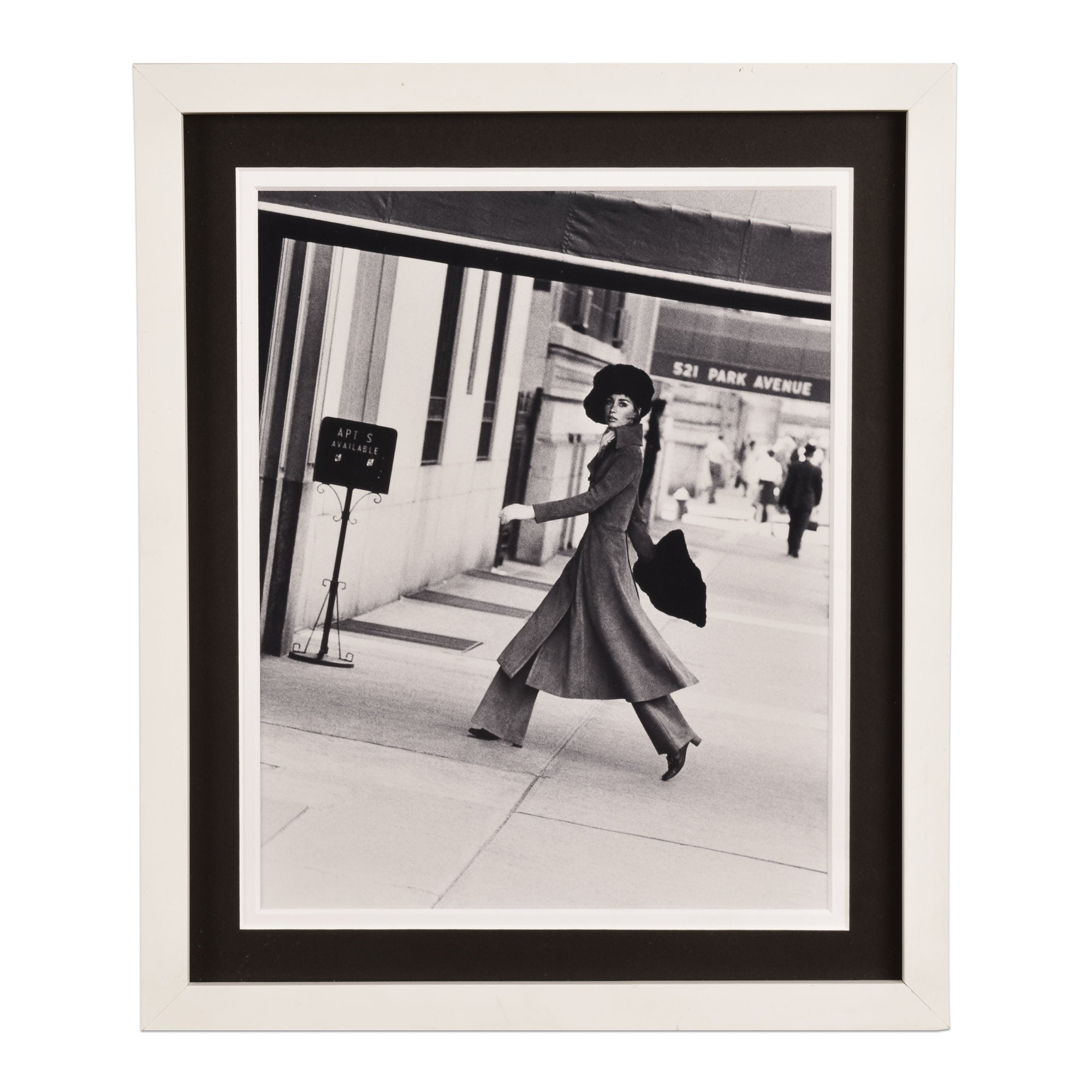 Framed Vogue Magazine Prints B&W, Vintage Wall Art