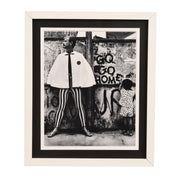 Framed Vogue Magazine Prints B&W, Vintage Wall Art