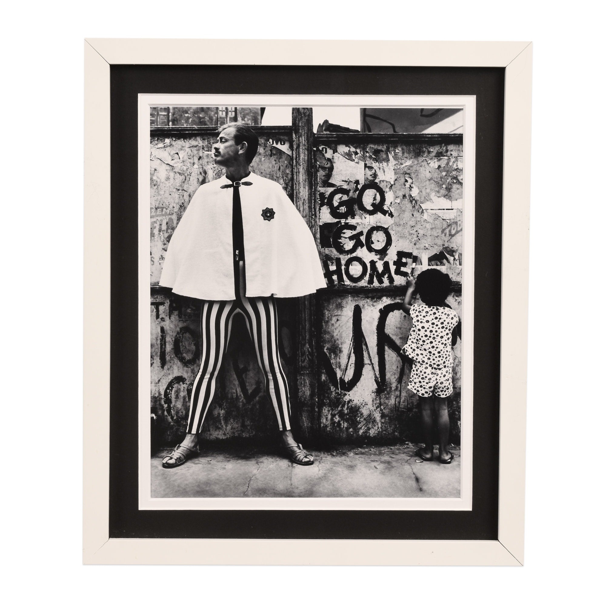 Framed Vogue Magazine Prints B&W, Vintage Wall Art