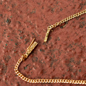 Ruby Pave Cluster Ball Chain Bracelet In 14K Yellow Gold, Sphere Bead On 1.5mm Cable Chain, Estate Jewelry, 7" L