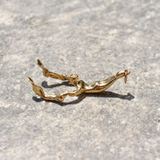 Solid 14K Flying Trapeze Acrobat Pendant, Sculpted Yellow Gold Figural Pendant/Charm, Estate Jewelry, 3 1/8" L