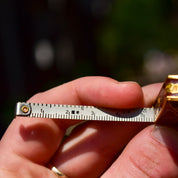 Cloisonn Butterfly Mini Tape Measure, Brass Enamel Inlay, 100cm Measuring Tape