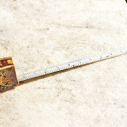 Cloisonn Butterfly Mini Tape Measure, Brass Enamel Inlay, 100cm Measuring Tape