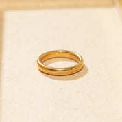 Antique 22K Wedding Band, Solid Yellow Gold, Birmingham Assay, Size 4 US