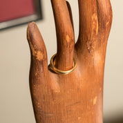 Antique 22K Wedding Band, Solid Yellow Gold, Birmingham Assay, Size 4 US