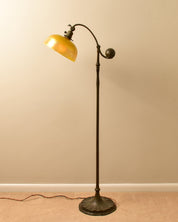 Antique L.C.T. TIFFANY STUDIOS New York Favrile Counterbalance Floor Lamp, Working Condition,