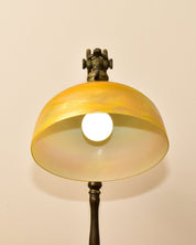 Antique L.C.T. TIFFANY STUDIOS New York Favrile Counterbalance Floor Lamp, Working Condition,