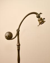 Antique L.C.T. TIFFANY STUDIOS New York Favrile Counterbalance Floor Lamp, Working Condition,