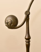 Antique L.C.T. TIFFANY STUDIOS New York Favrile Counterbalance Floor Lamp, Working Condition,