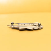 Georg Jensen Bird Brooch #309, Sterling Denmark, Dove On Branch, Christmas Gift, Estate Jewelry, 2" W