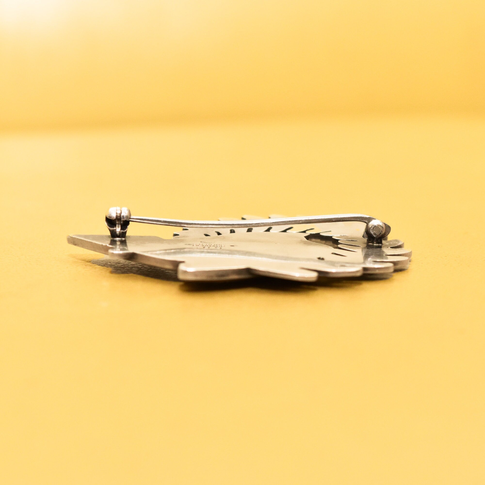 Georg Jensen Bird Brooch #309, Sterling Denmark, Dove On Branch, Christmas Gift, Estate Jewelry, 2" W