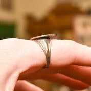 Sterling Silver 1916 Liberty Barber Dime Coin Ring, Men's Jewelry, Size 9 1/4 US