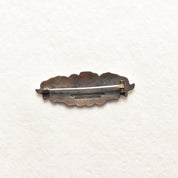 Sheffield Sterling Silver Genuine Cloisonne Flower Brooch