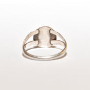 Little Zuni Sun Face Ring In Sterling Silver, Native American Jewelry, Stacking Ring, 5 1/4 US
