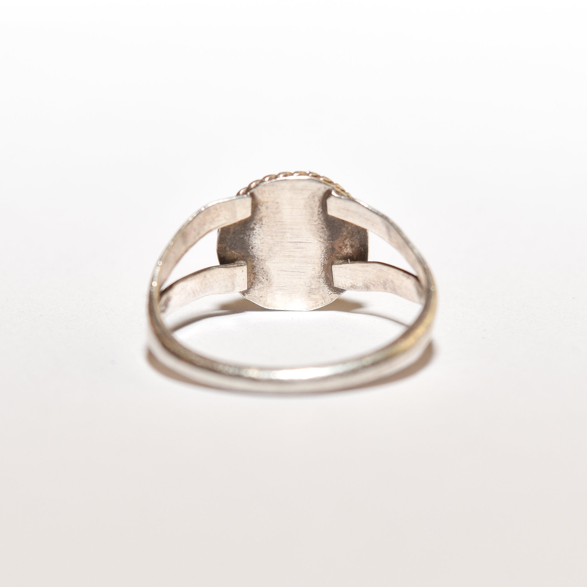 Little Zuni Sun Face Ring In Sterling Silver, Native American Jewelry, Stacking Ring, 5 1/4 US