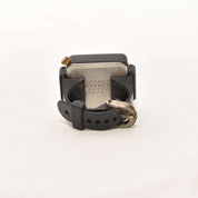 Digits Watch Ring, Striped Dial With Pink Second Hand, Adjustable Band, Size 6-13 US (NOT WORKING)